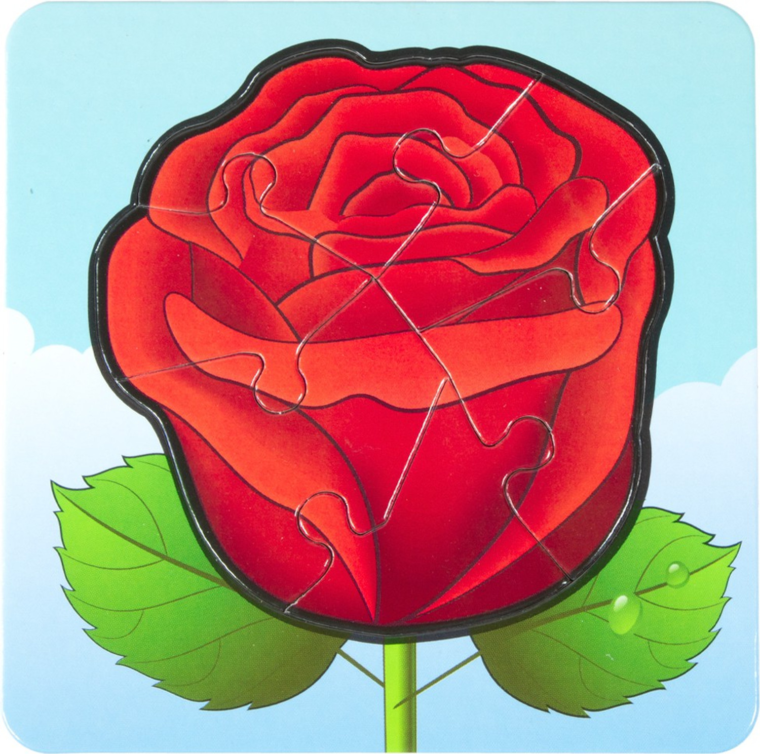 Image of SKOODLE My First Puzzle Flowers for 3 old kids and above