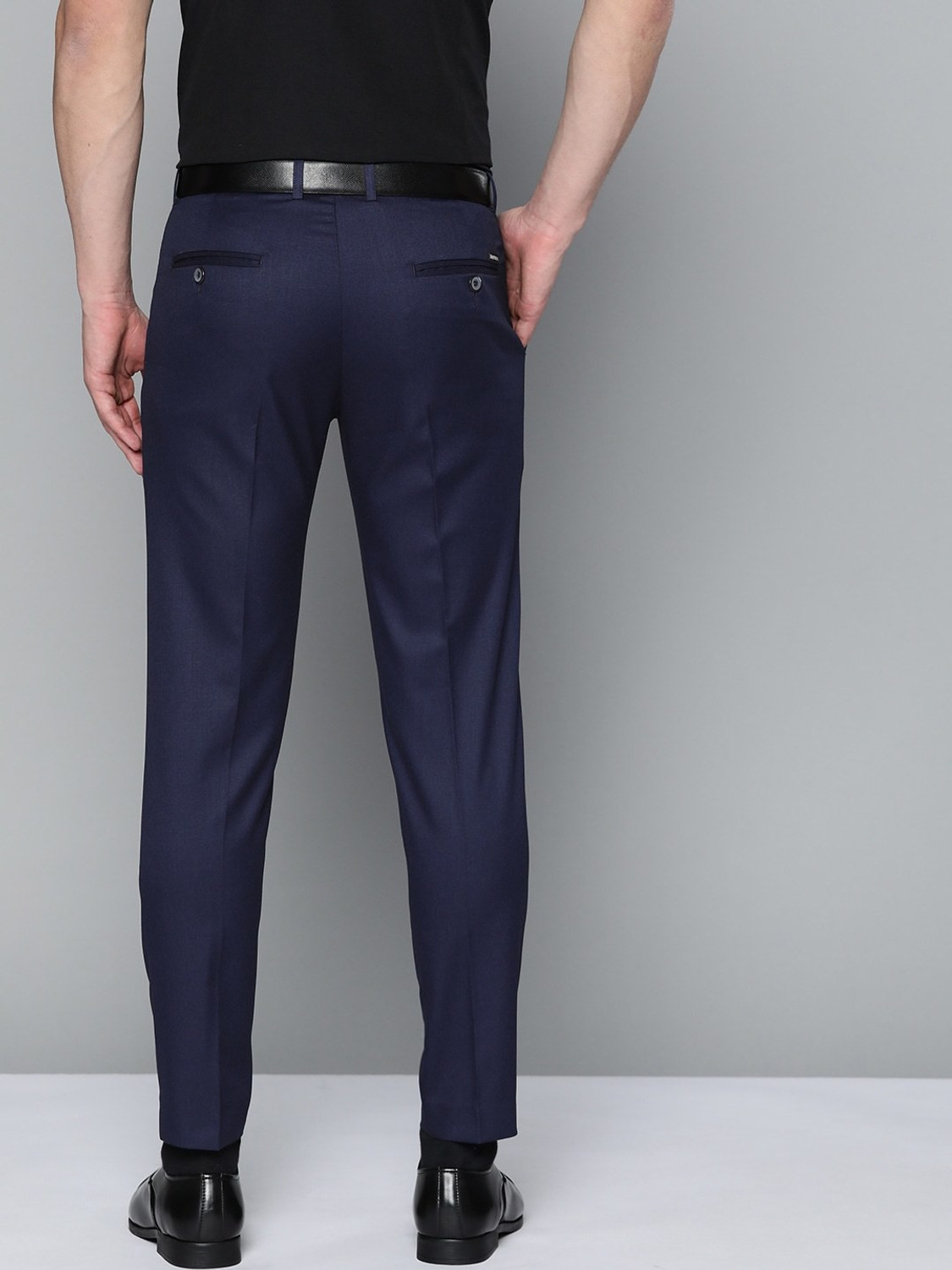 Image of DENNISON Tapered Men Blue Trousers