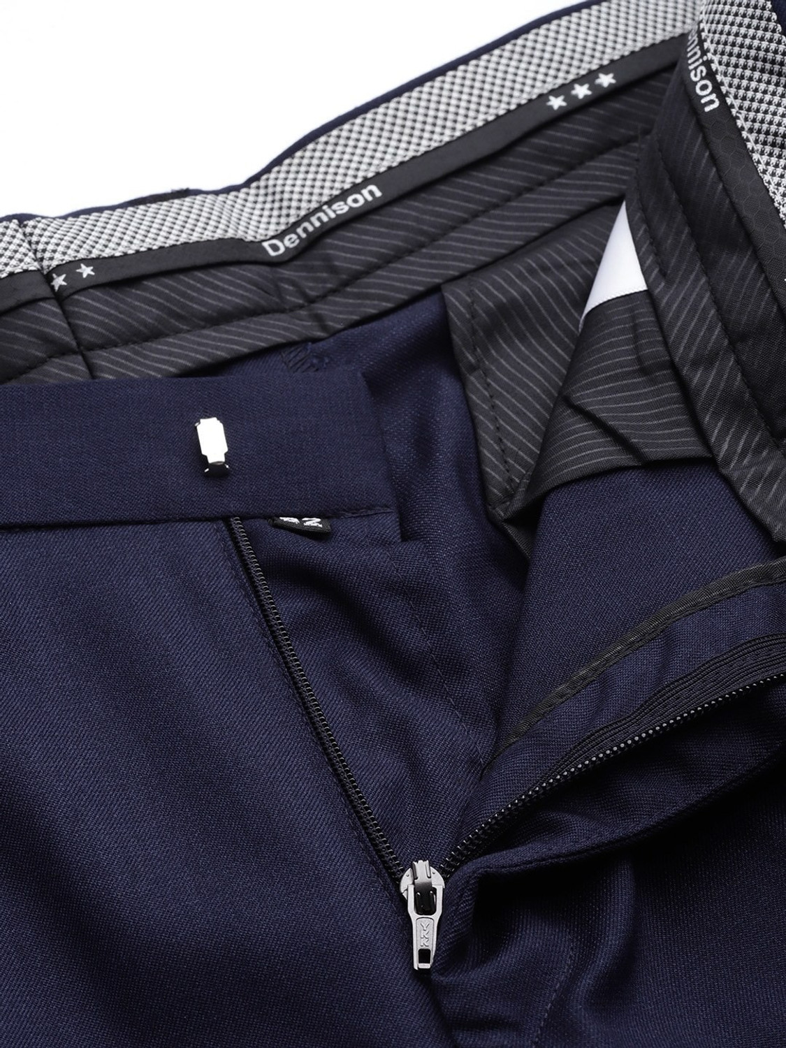 Image of DENNISON Tapered Men Blue Trousers