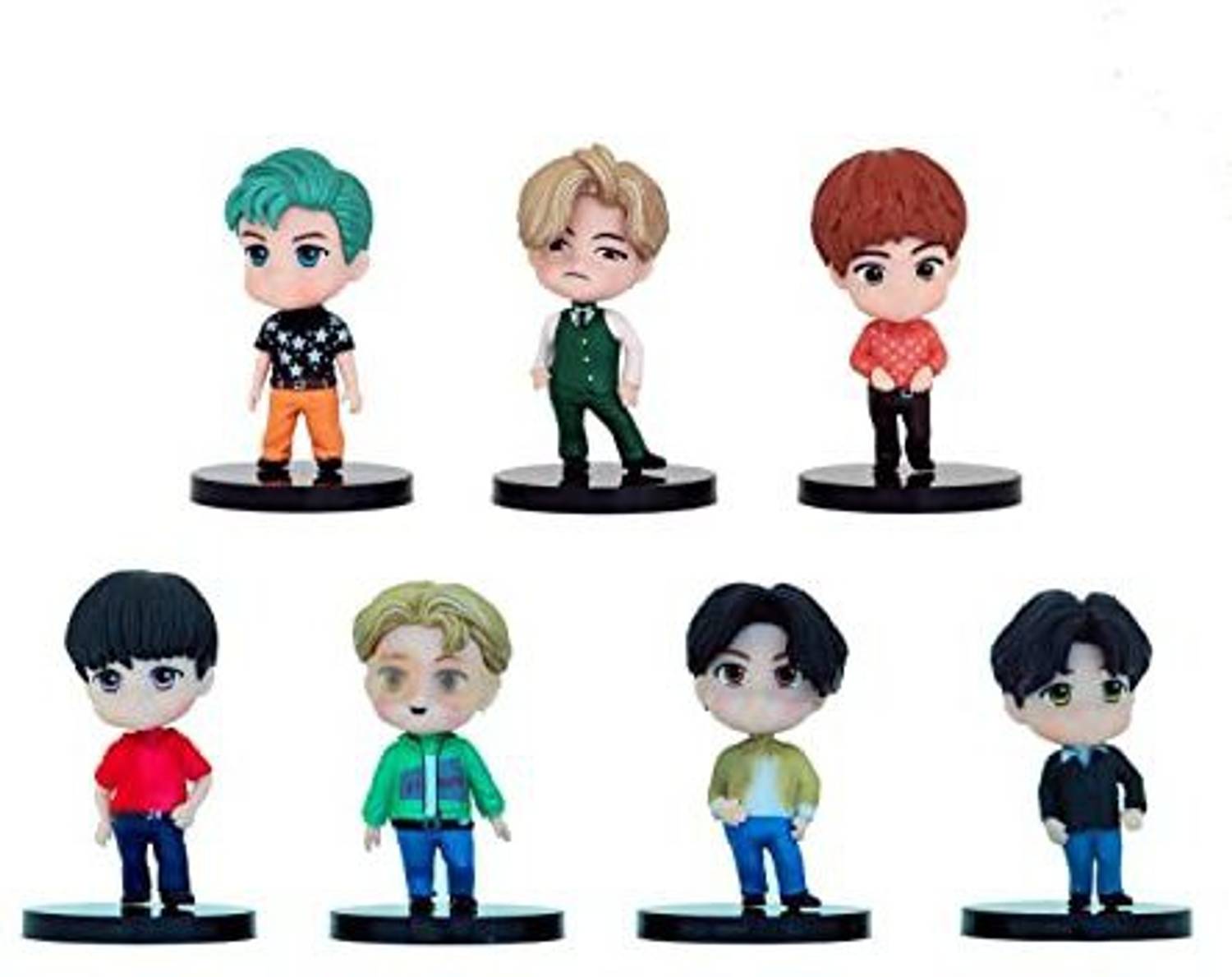 gtrp BTS Tiny Tans Dynamite (Set of 7) BTS Merchandise for BTS
