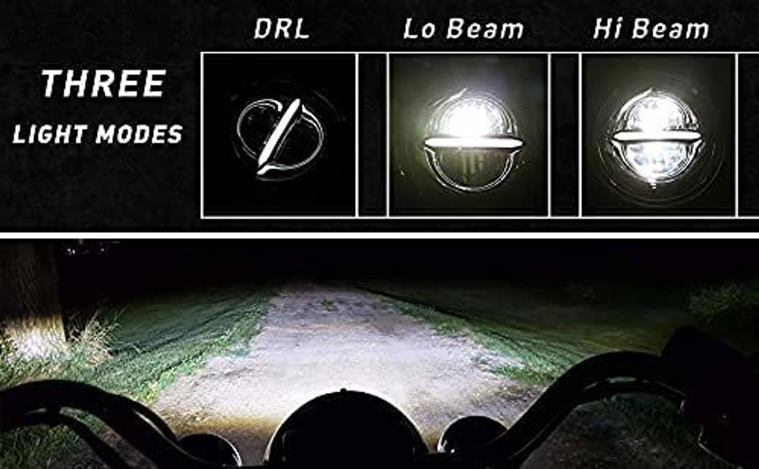 Image of acube mart LED Fog Light for Royal Enfield, Harley Davidson Classic 500, Classic 350, Thunder Bird 350, Classic, Bullet Electra