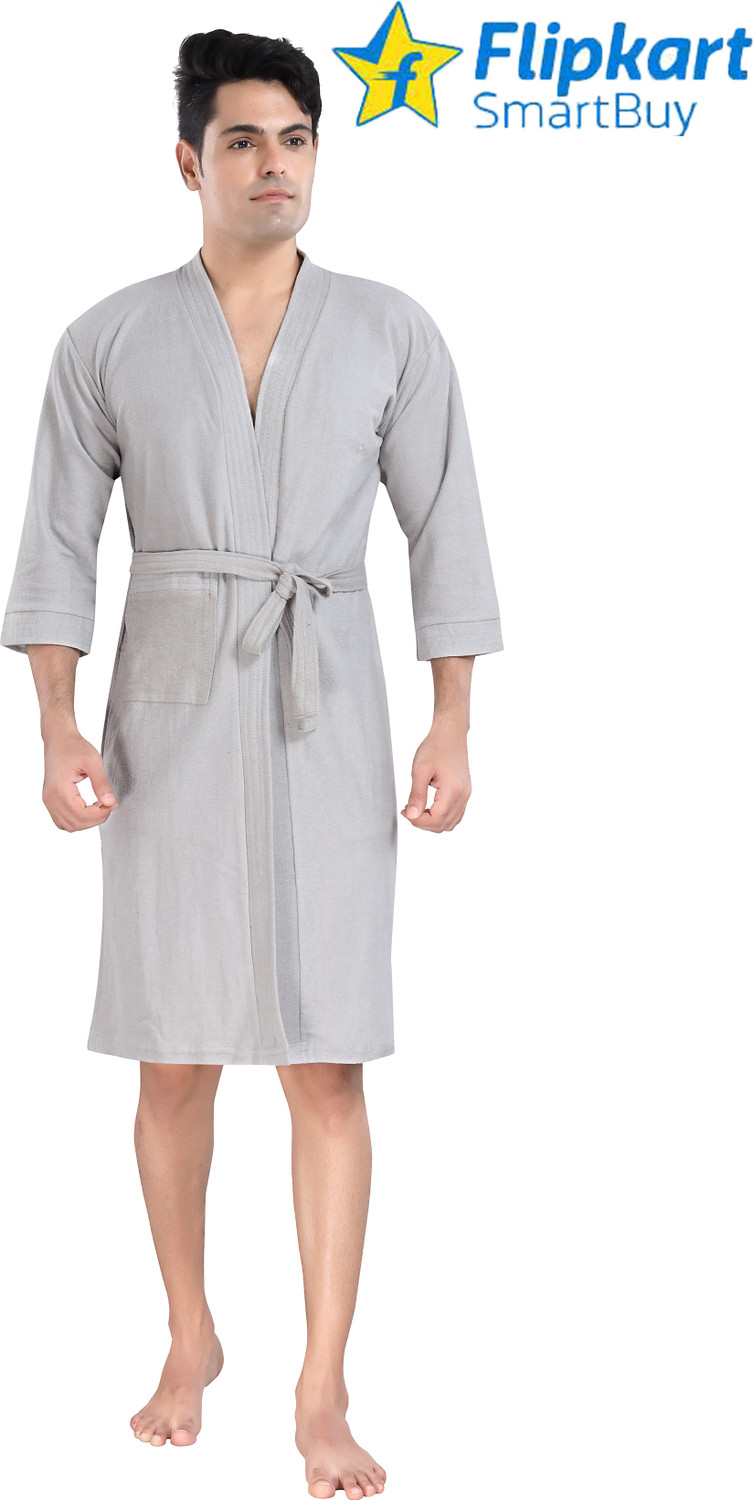 Image of Flipkart SmartBuy Grey XXL Bath Robe