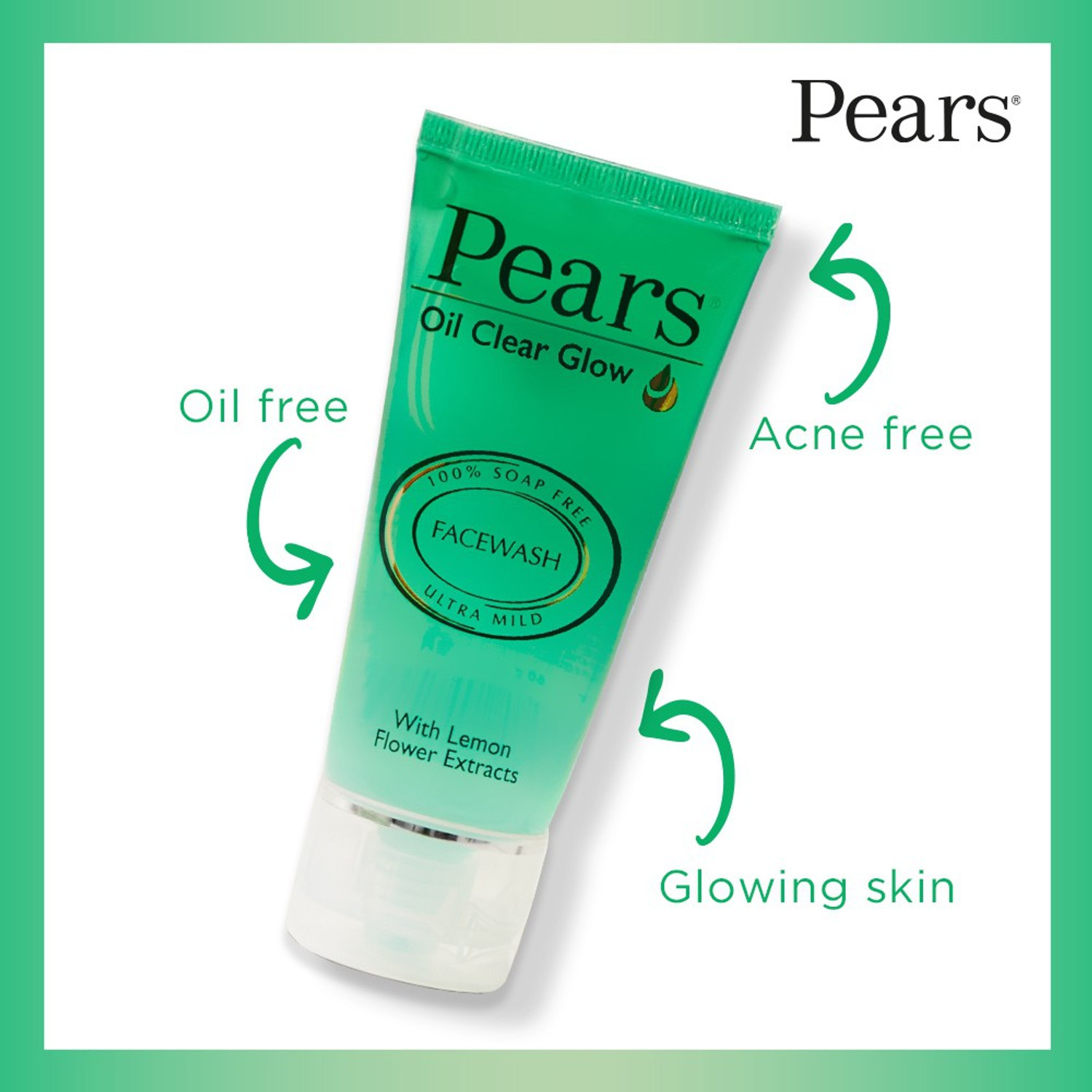 Image of Pears Oil Clear Gentle Daily Cleansing Facewash For Oil Free Matte Look Face Wash