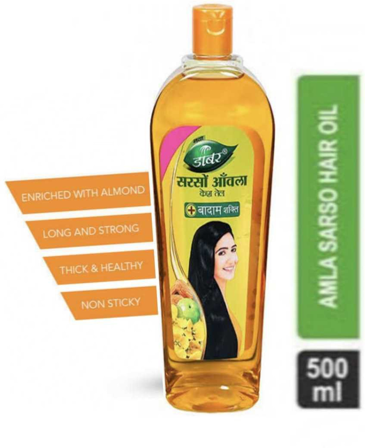 Image of Dabur Sarso Amla Badam Shakti ## Of 1 Hair Oil
