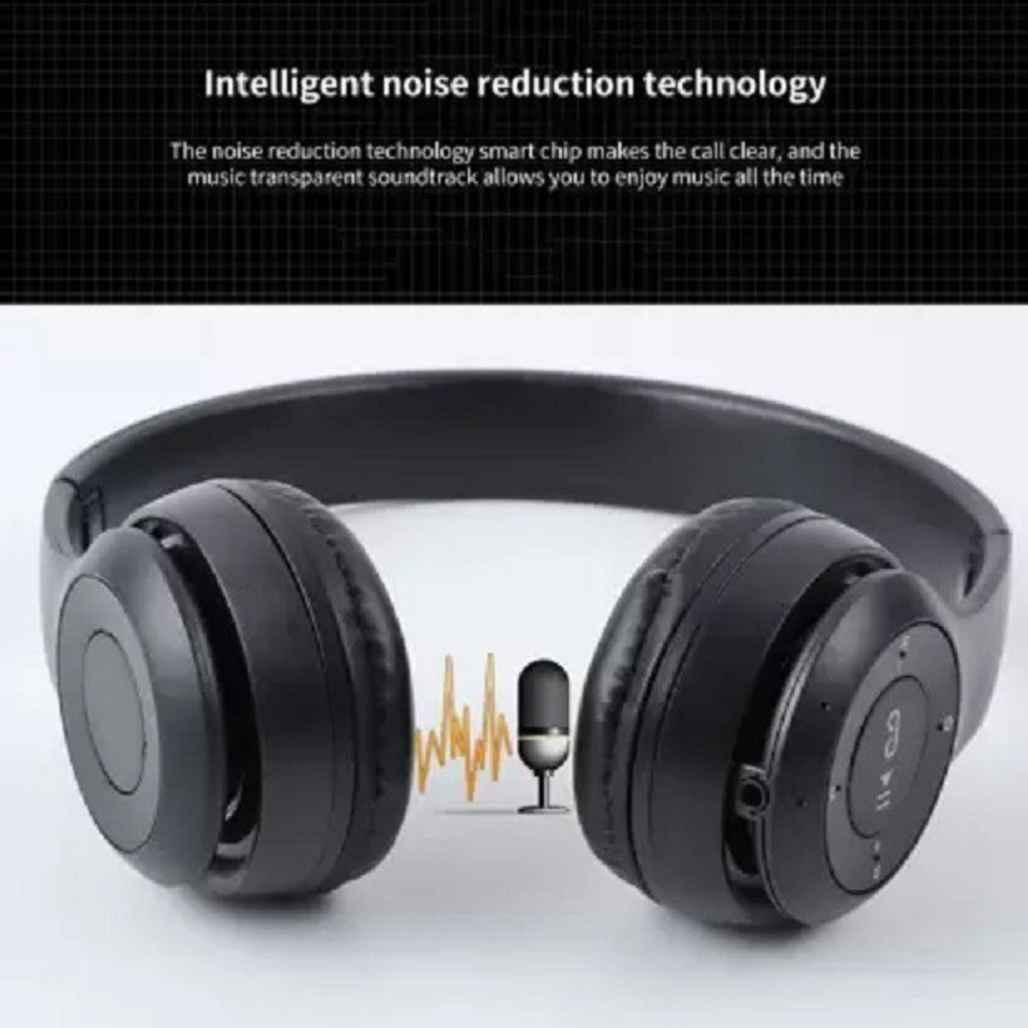 Image of Techpunch 100% BEST SOUND QUALITY BLUETOOTH HEADPHONE FOR GAMING & MUSIC FOR ALL DEVICE. Bluetooth & Wired