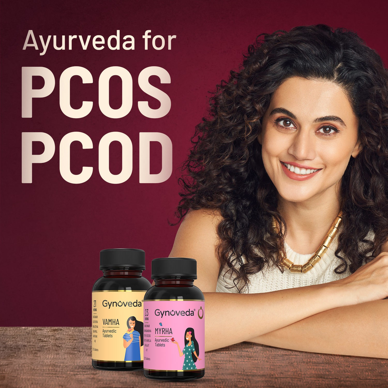 Image of Gynoveda PCOS, PCOD With Delayed Periods Ayurvedic Tablets, Treat Root Cause 720 Tablets