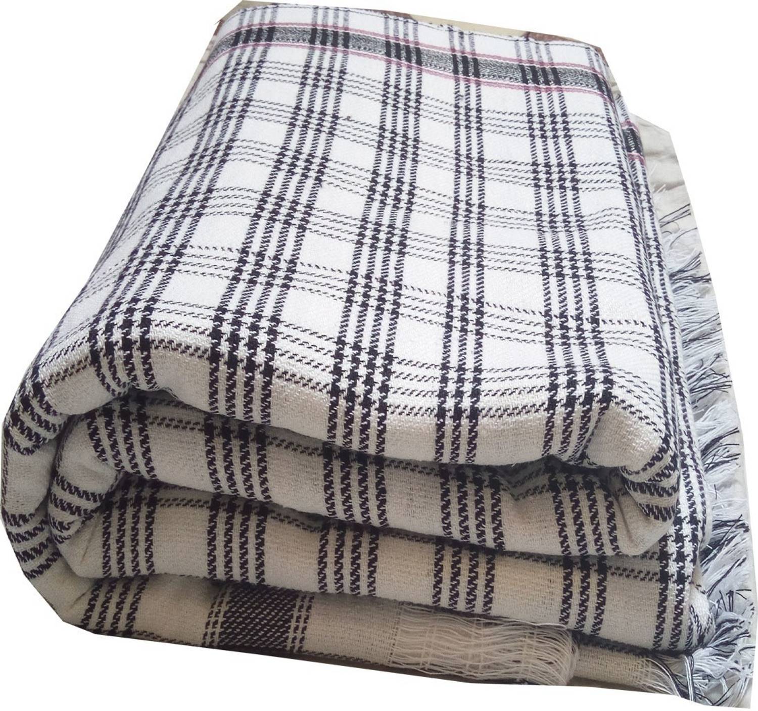 Dehati Homez Checkered Single Top Sheet for AC Room - Buy Dehati