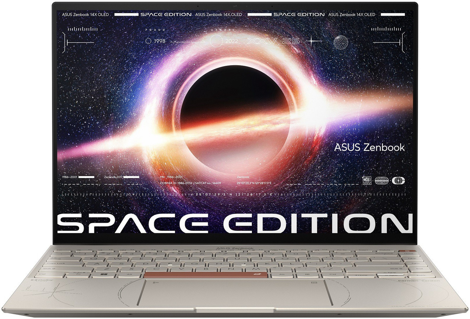 Image of ASUS Zenbook 14X OLED Space Edition Touchscreen Intel H-Series Intel Core i5 12th Gen 12500H - (16 GB /512 GB SSD /Windows 11 Home) UX5401ZAS-KN521WS Thin and Light Laptop