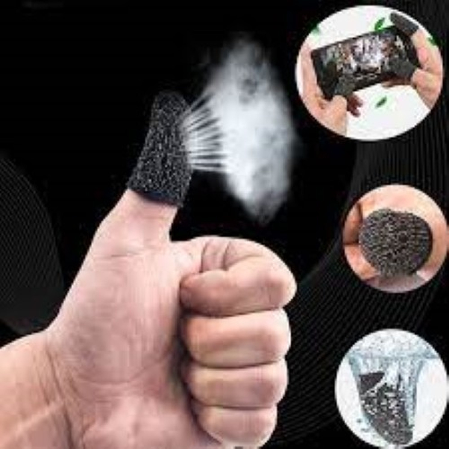 Image of MegaValue 20 Pair Sleeve Free Fire /Call of Duty /PubG Mobile Game Finger Sleeve Finger Sleeve