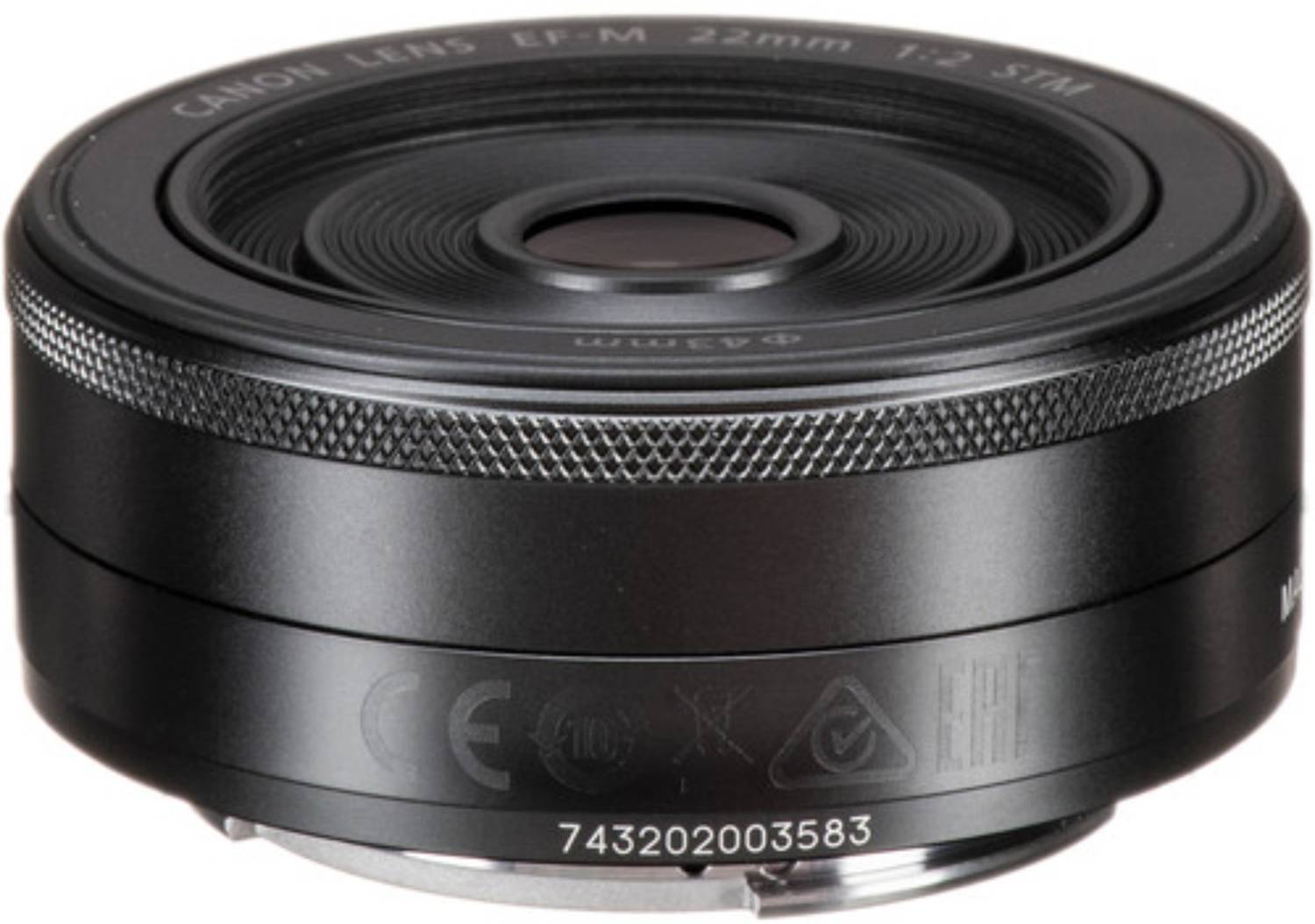 CANON EF-M 22mm F2 STM ブラック EOS キャノン 単焦点レンズ CANON EF-M 22mm F2 STM ブラック 中古