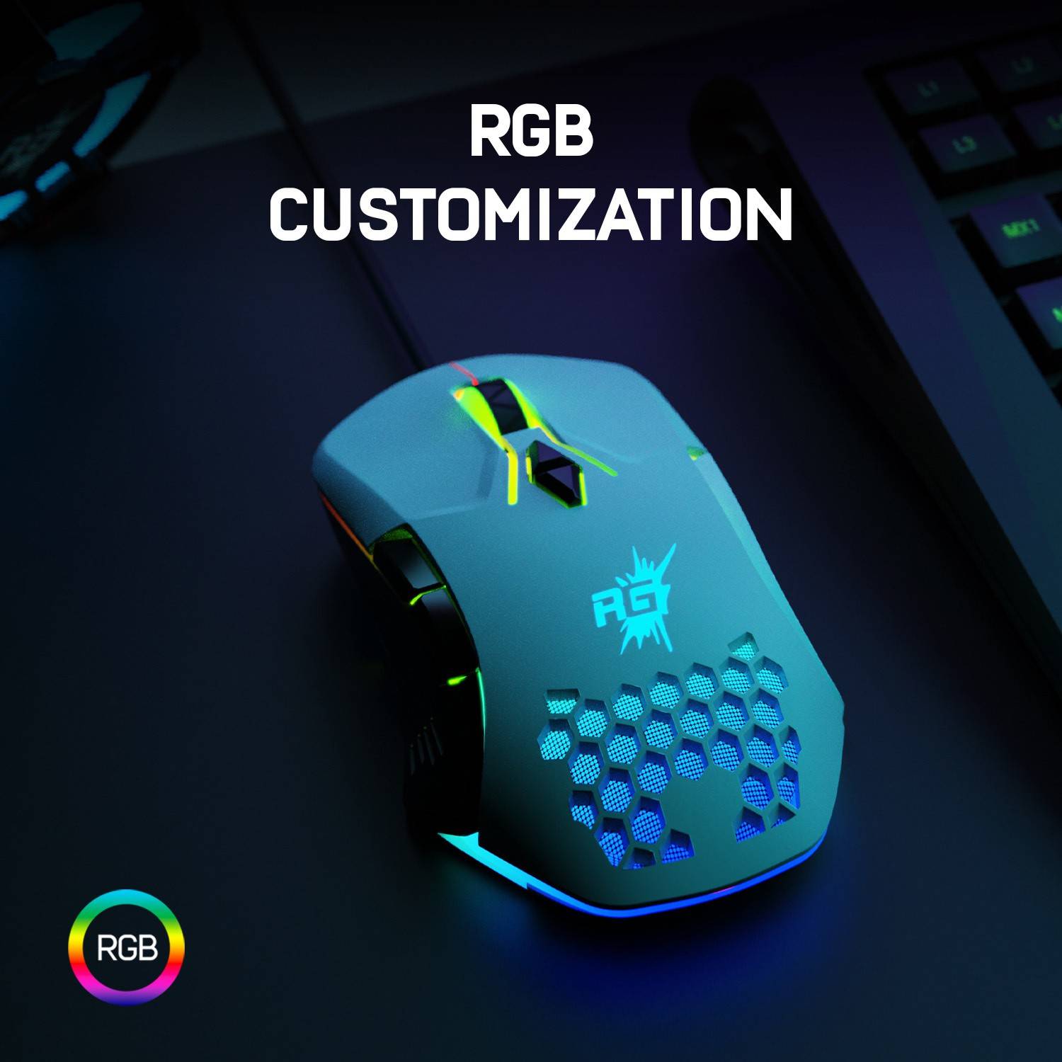 Redgear A-15 Wired Ambidextrous Optical Gaming Mouse - Image 5