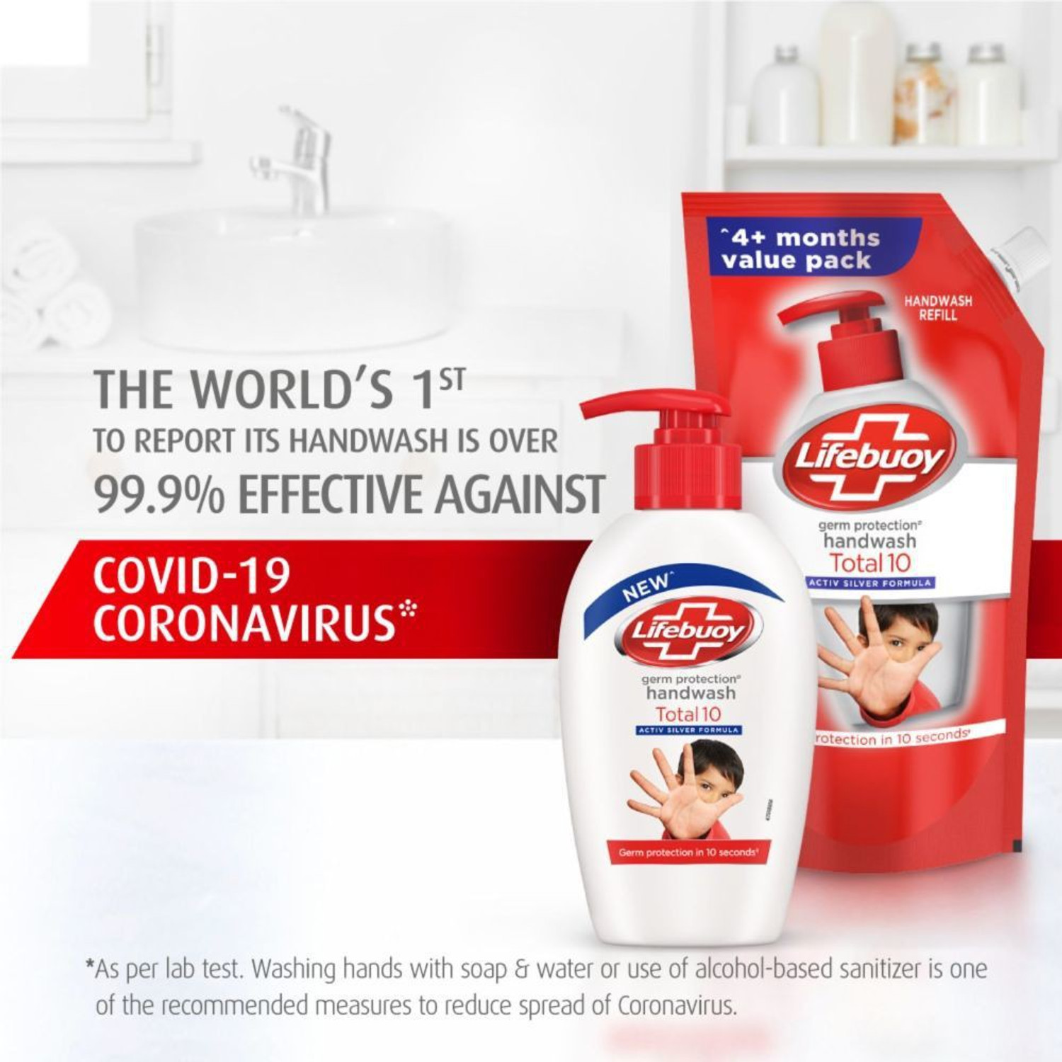 Image of LIFEBUOY Total 10 Hand Wash Pouch