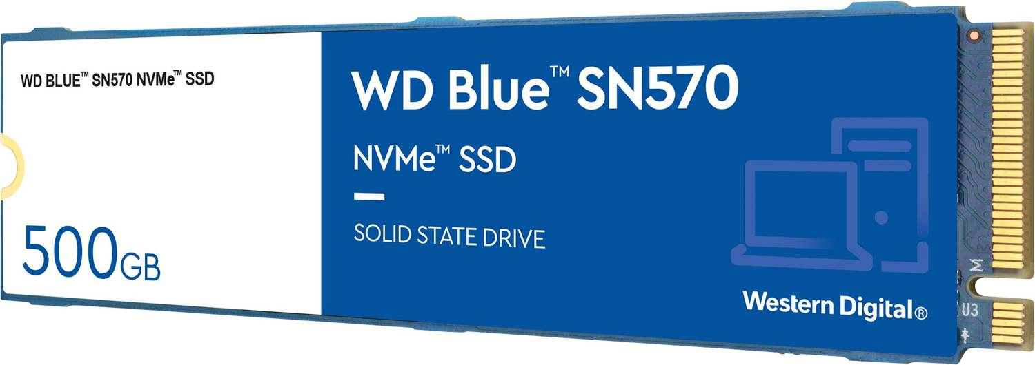 WESTERN DIGITAL WD Blue NVMe SN570 500 GB Laptop, Desktop Blue