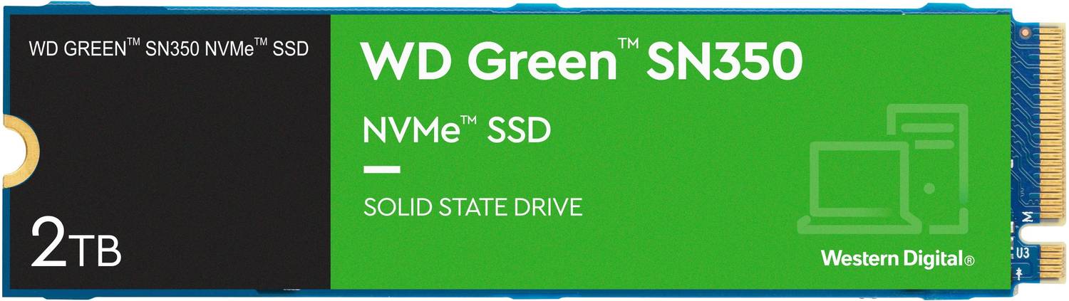 WESTERN DIGITAL WD Green Nvme SN350 2 TB Desktop, Laptop Green