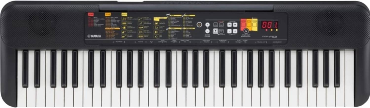 YAMAHA F-52 Digital Portable Keyboard with Accessories - Image 2