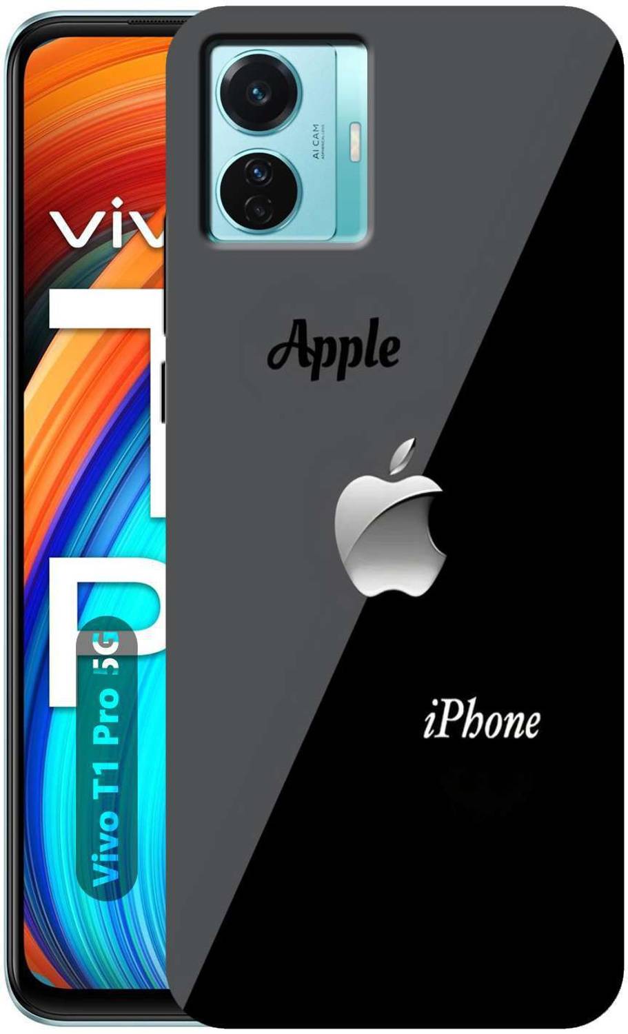 BUYMORE Back Cover for Vivo T1 Pro 5G, iQOO Z6 Pro 5G