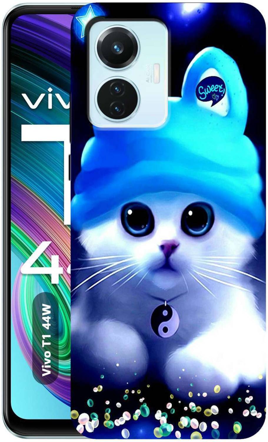 BUYMORE Back Cover for Vivo T1 44W