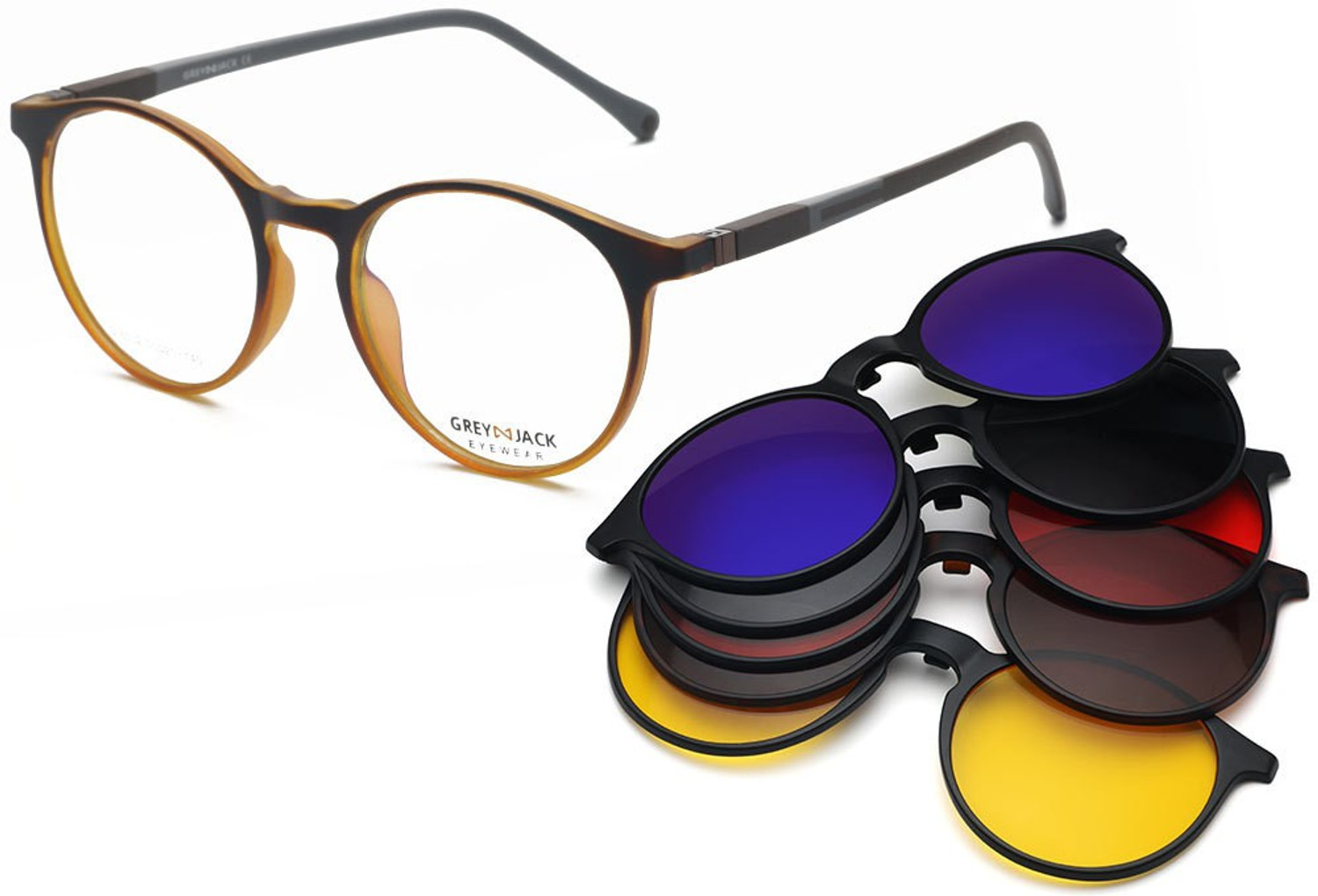 Image of Grey Jack Round Sunglasses