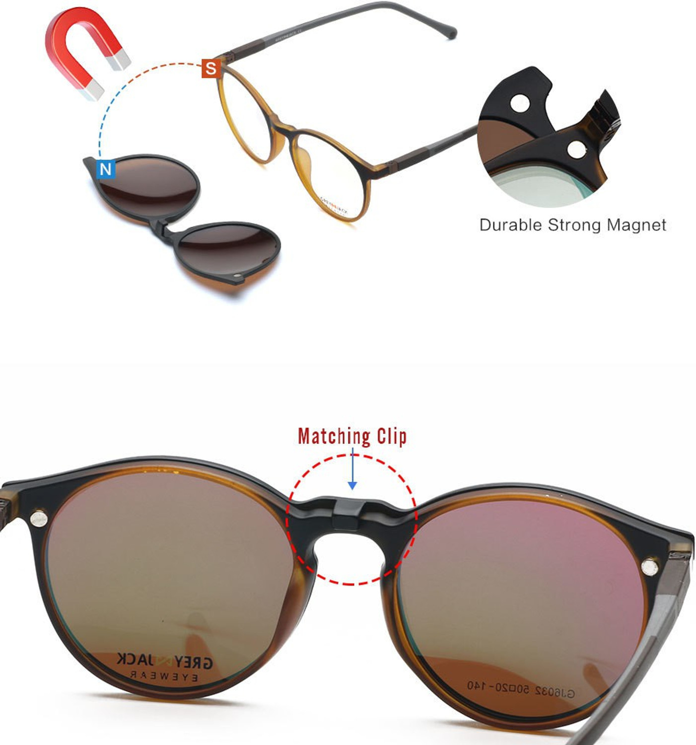 Image of Grey Jack Round Sunglasses