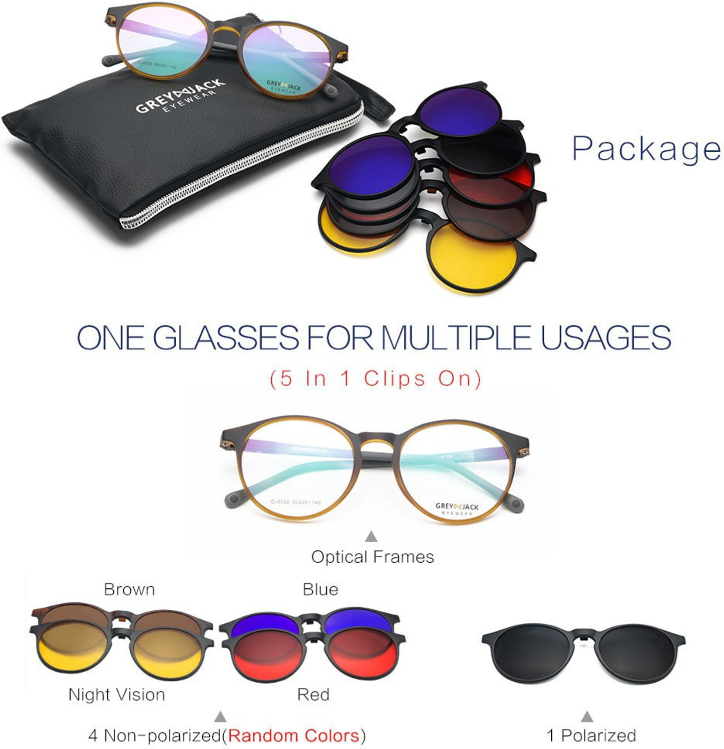 Image of Grey Jack Round Sunglasses