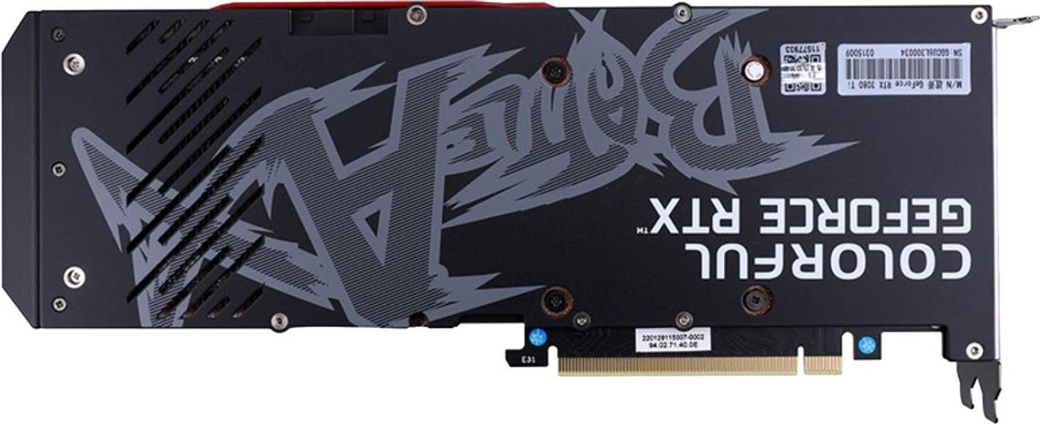 Colorful RTX-3080 Ti GDDR6X 12 GB NVIDIA Chipset 384 bit 1365 MHz
