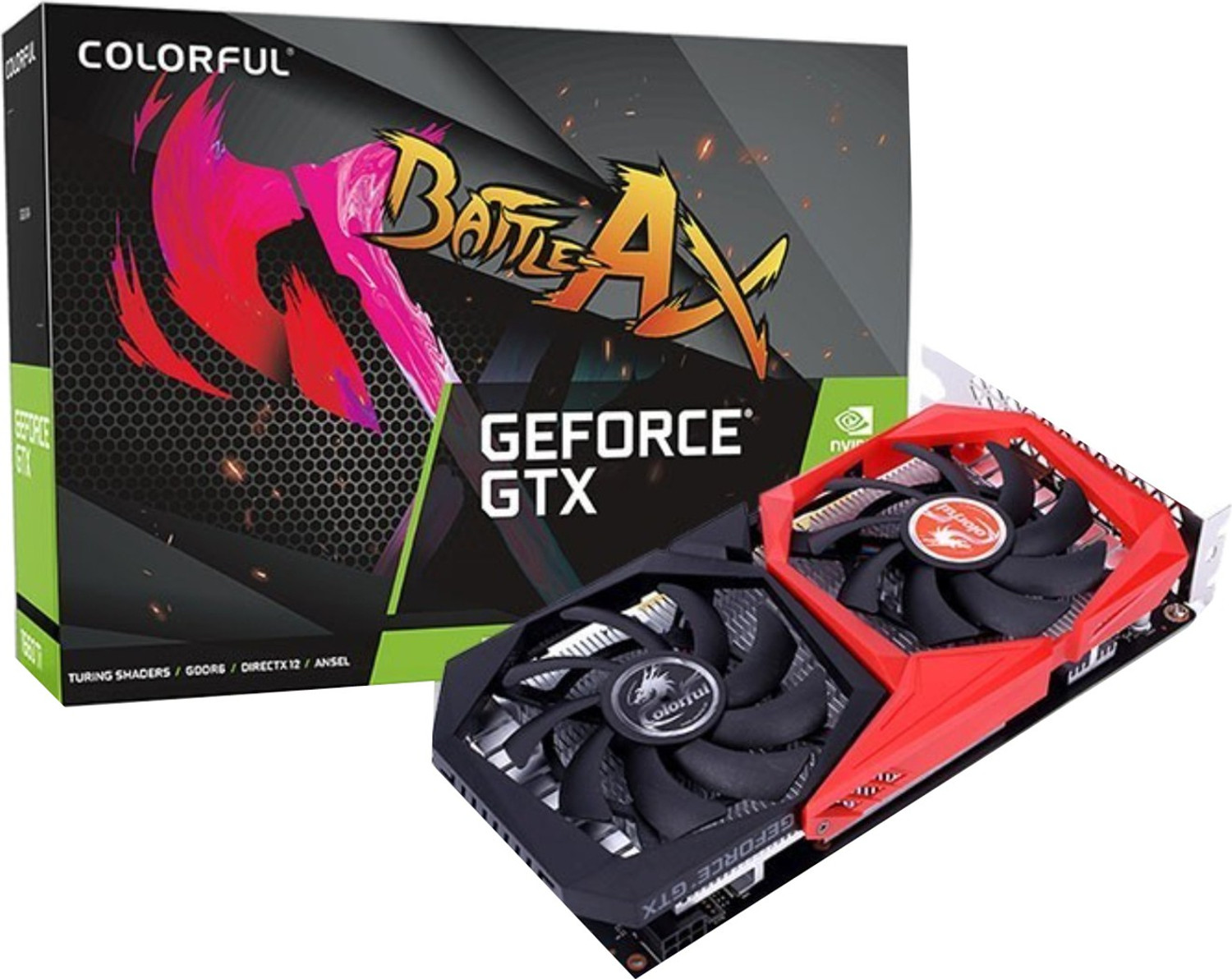 Image of Colorful GTX-1650 GDDR6 4 GB NVIDIA Chipset 128 bit 1410 MHz Graphics Card