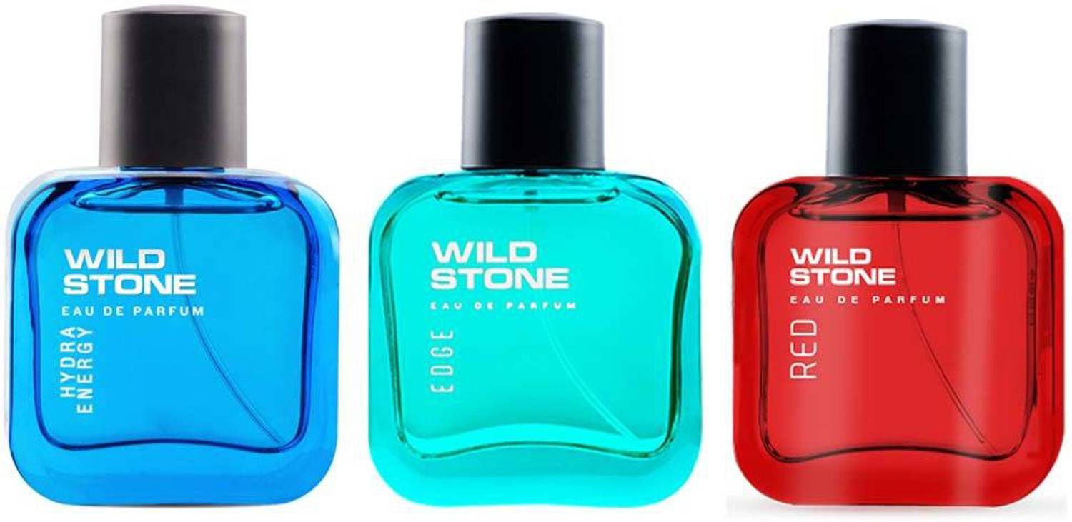 Wild Stone Edge, Hydra Energy, Red Perfume Pack of 3 (30ml each) - Image 1