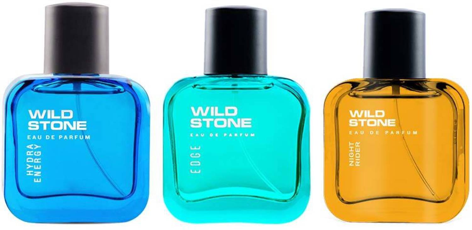 Wild Stone Edge, Hydra, Night Rider Eau de Parfum 3-Pack 90ml - Image 1
