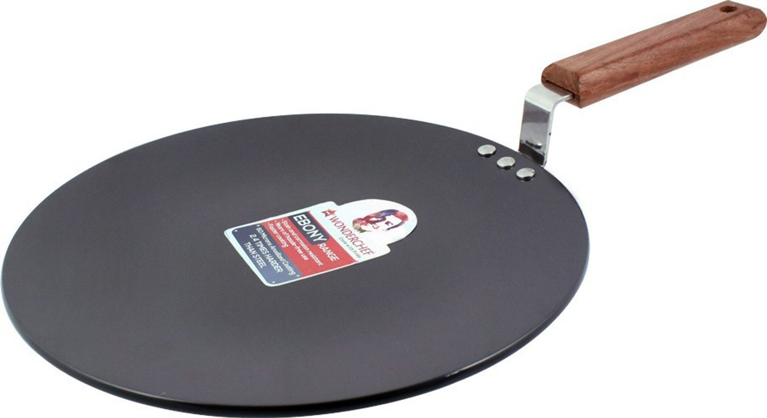 Image of WONDERCHEF Ebony Roti Tawa 25 cm diameter