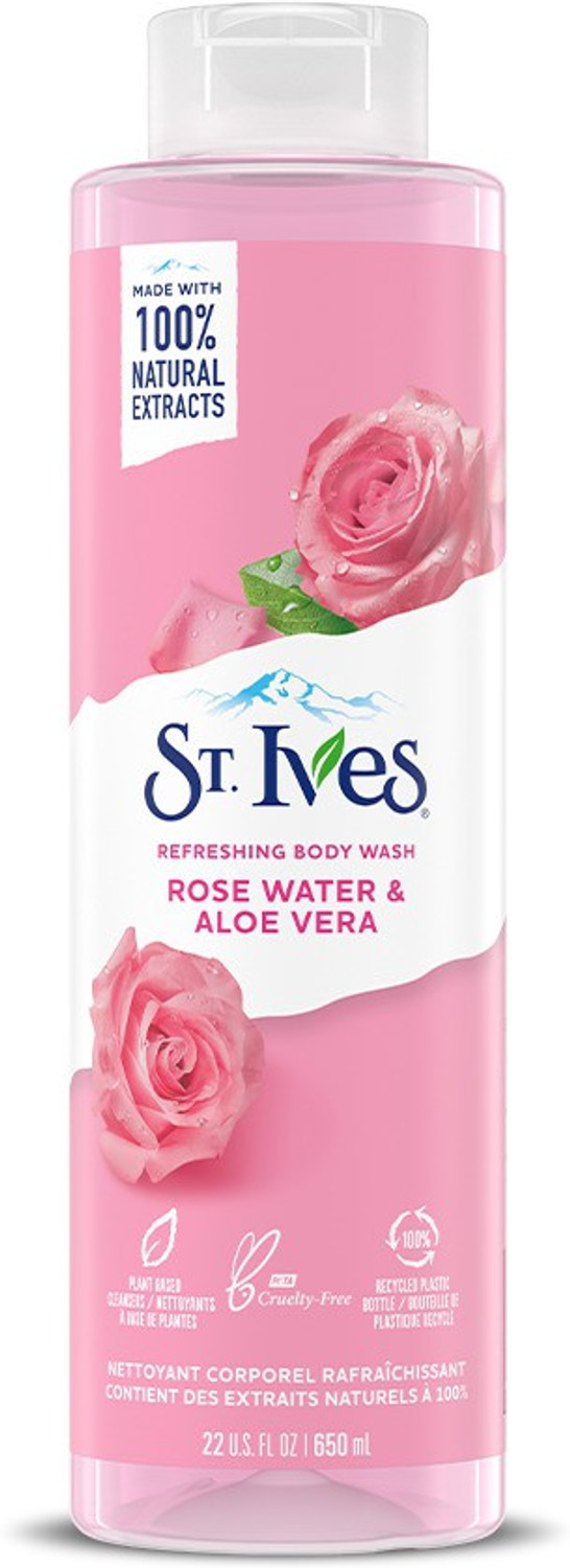ST.IVES Refreshing Rose Water and Aloe Vera Body Wash