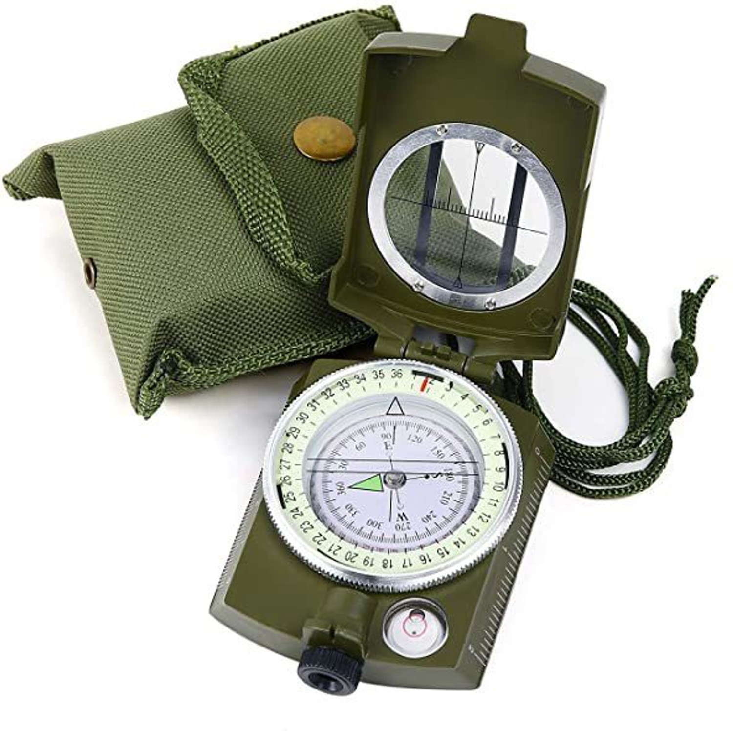 Image of JMALL Professional Multi function Army Metal Sighting High Accuracy Waterproof Compass