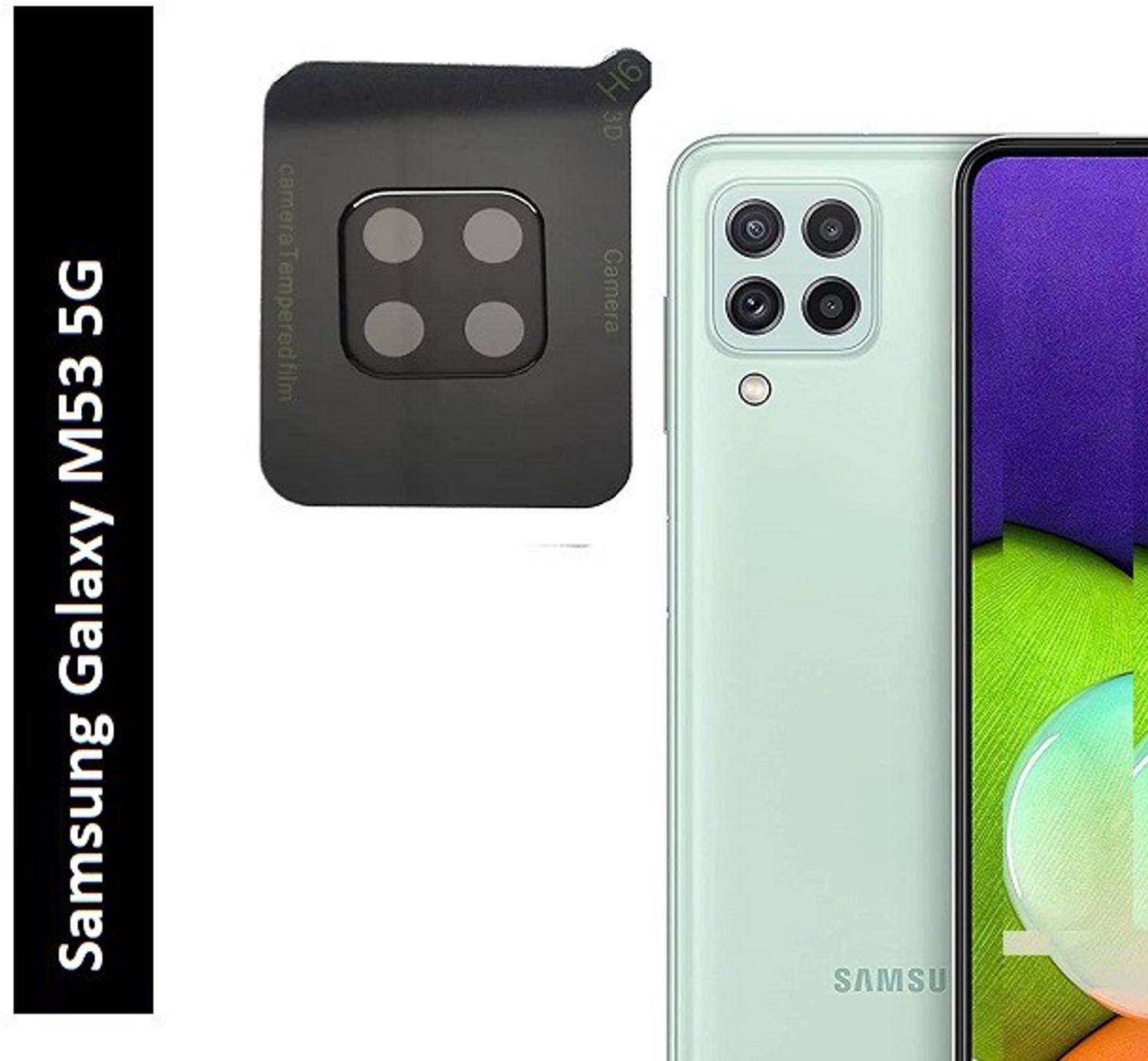 Bodoma Camera Lens Protector for Samsung Galaxy M53
