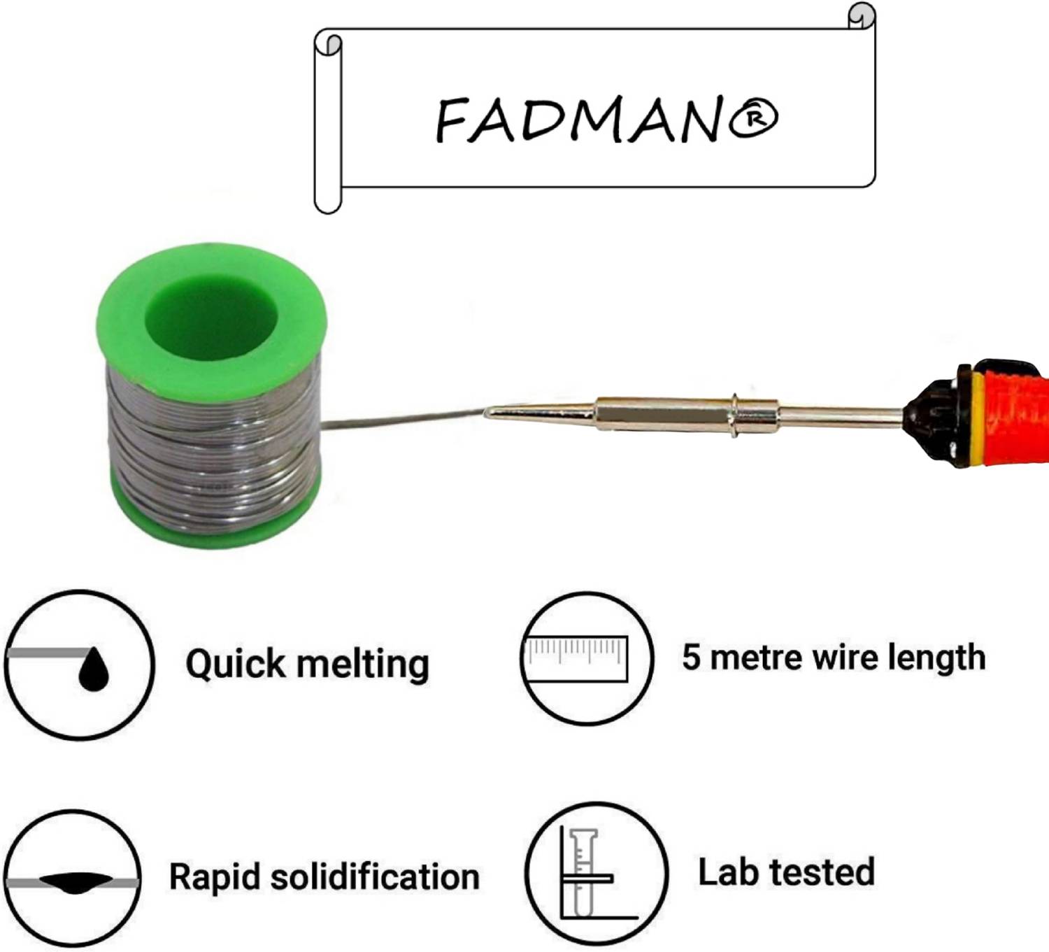 FADMAN 25W Soldering Iron Kit - 15 Piece Set Pack of 15 - Image 2