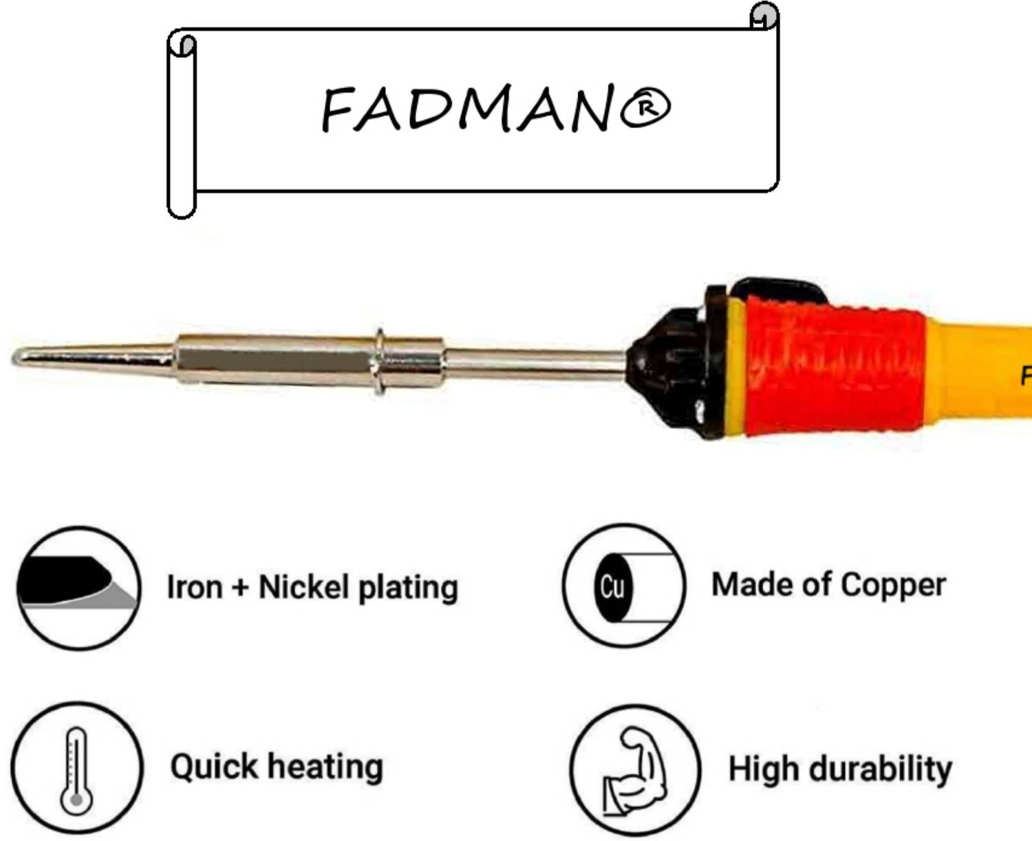 FADMAN 25W Soldering Iron Kit - 15 Piece Set Pack of 15 - Image 5