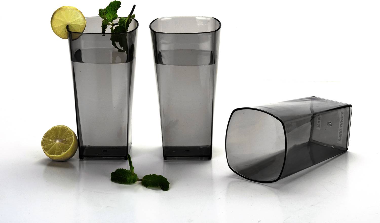 Sorath (Pack of 4) Unbreakable Crystal Clear Sparkle Glass Set For Water,Juice,Beer,Wine (Pack 4) Glass Set Water/Juice Glass