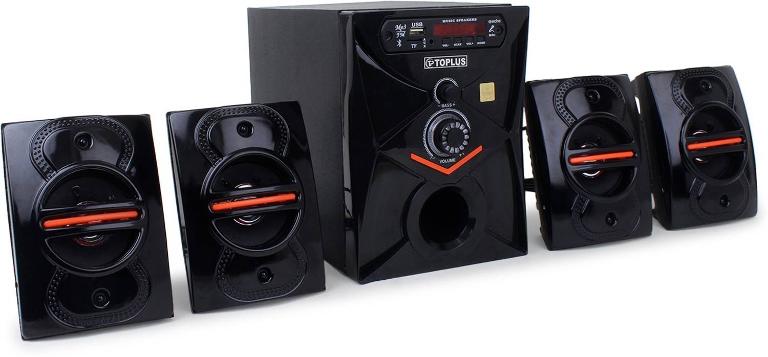 TOPLUS TS-16V 60W Bluetooth Home Audio Speaker Black - Image 2