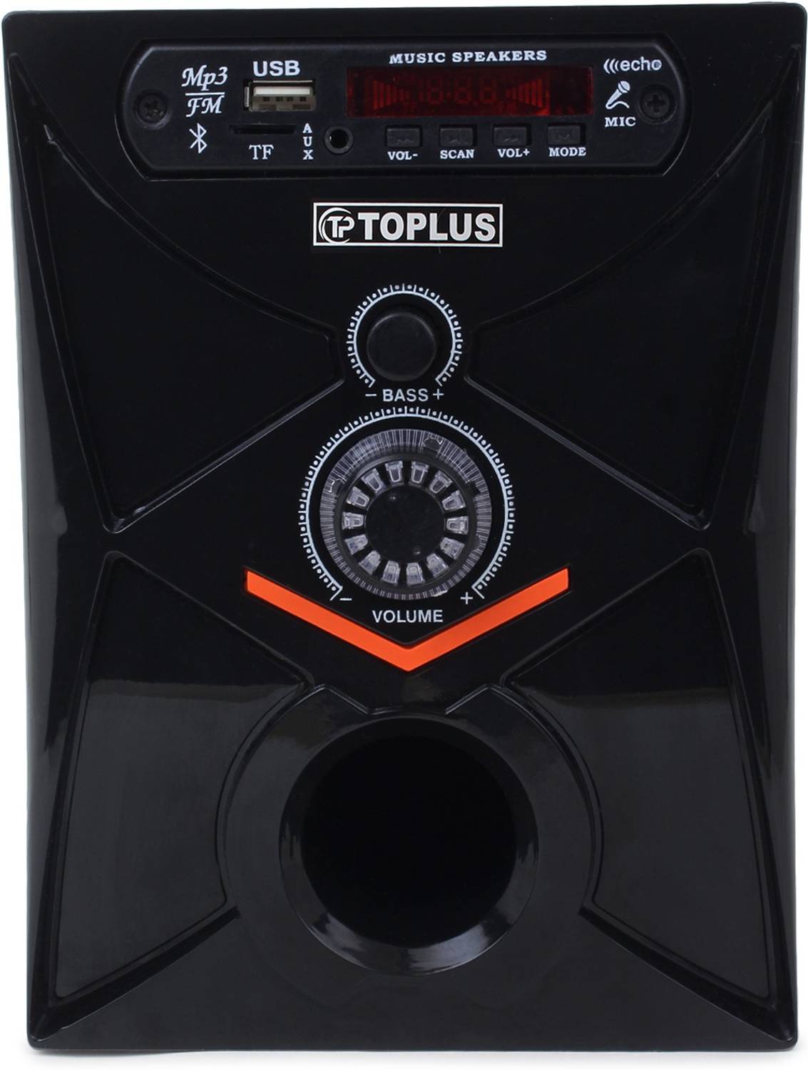 TOPLUS TS-16V 60W Bluetooth Home Audio Speaker Black - Image 3