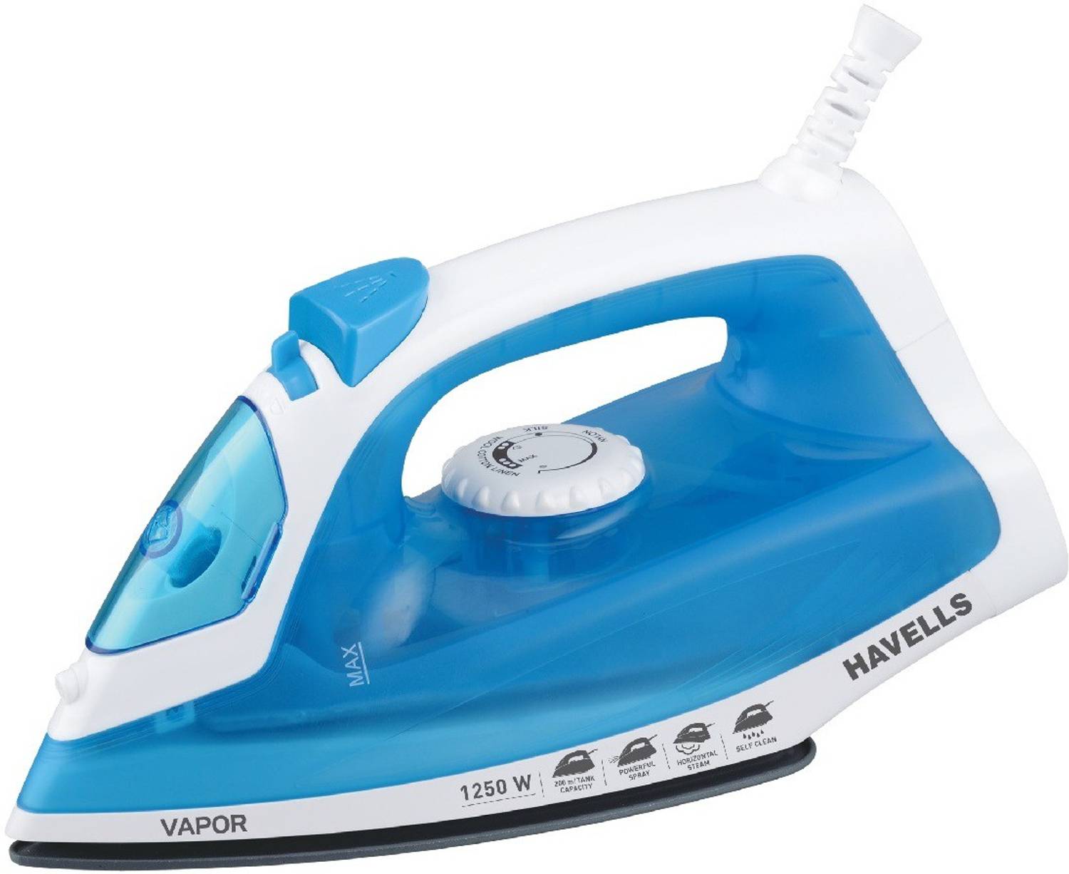 HAVELLS GHGSIBVB125 1250 W Steam Iron (Blue)