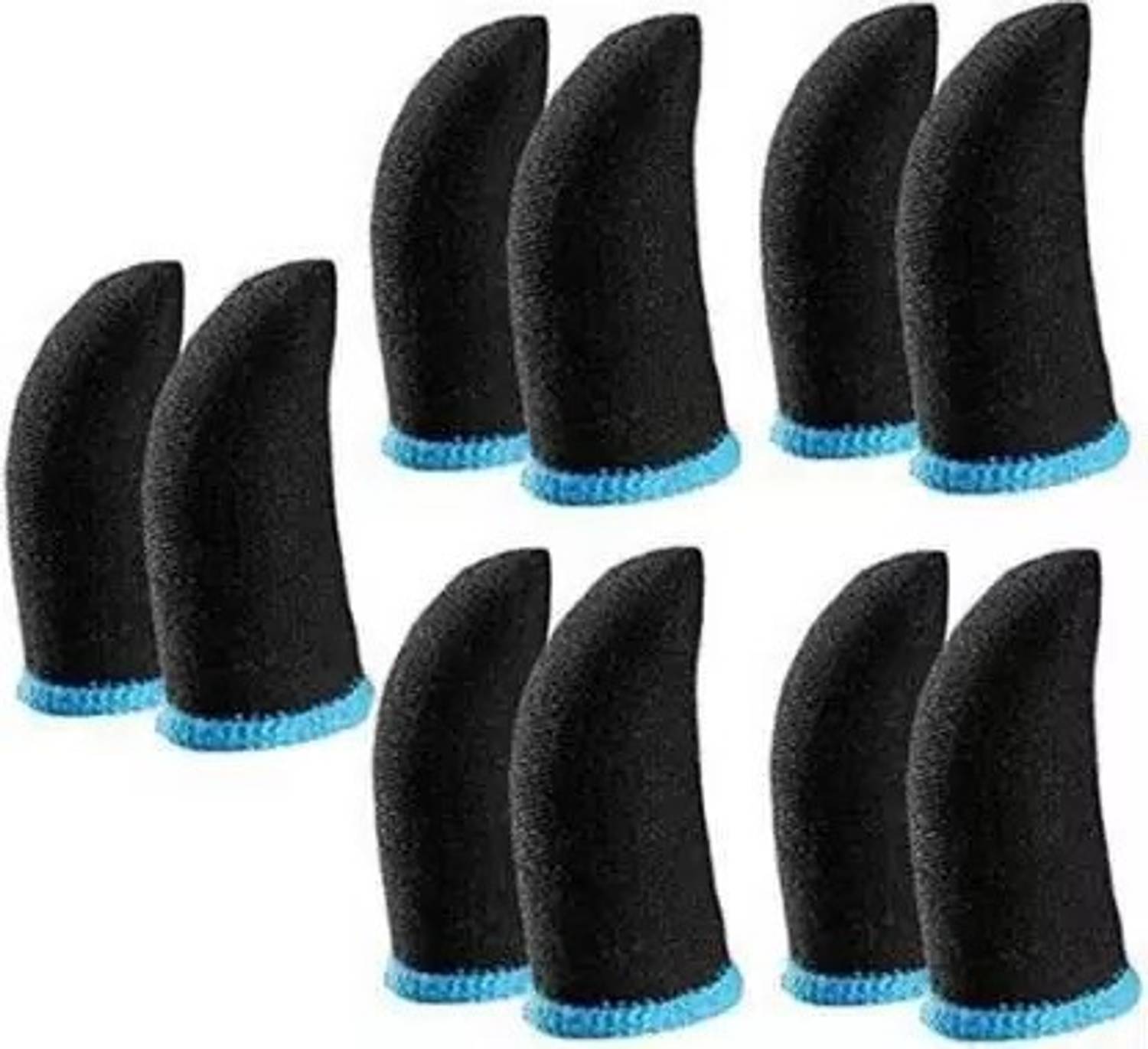 EDNITA Finger Sleeve For Pubg & all Gaming Soft Smooth Touch (Pack Of 10) Finger Sleeve  Joystick