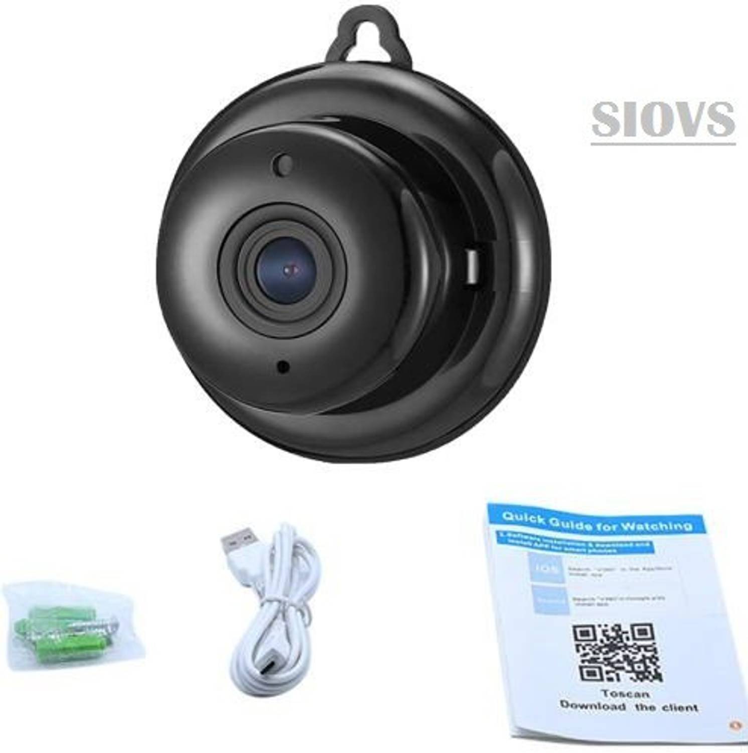 SIOVS WIFI SECURITY CAMERA WiFi CCTV Camera Mobile Connect Smart Camera with Night Vision Sports and Action Camera
