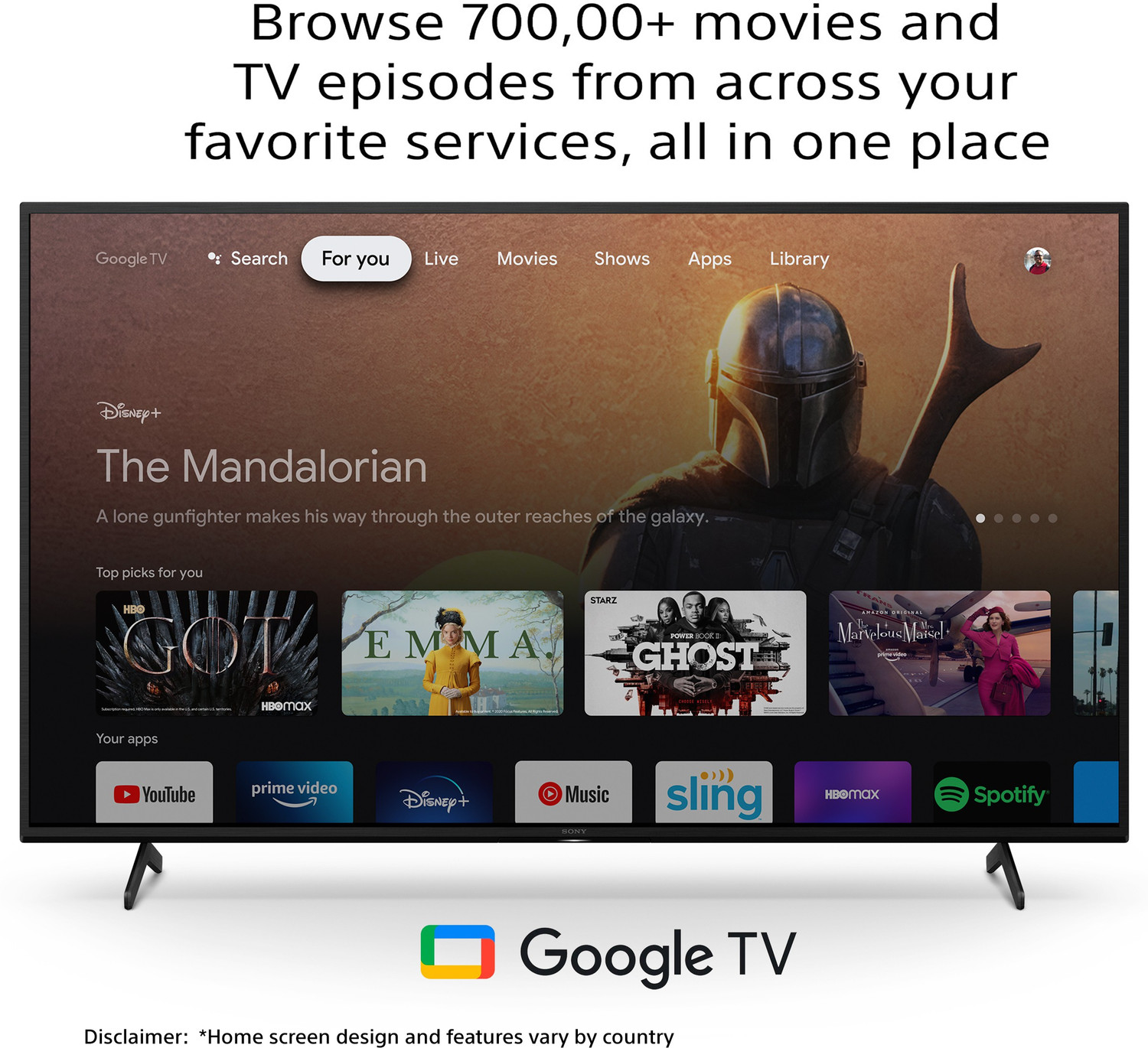 Image of SONY Bravia 163.9 cm (65 inch) Ultra HD (4K) LED Smart Google TV
