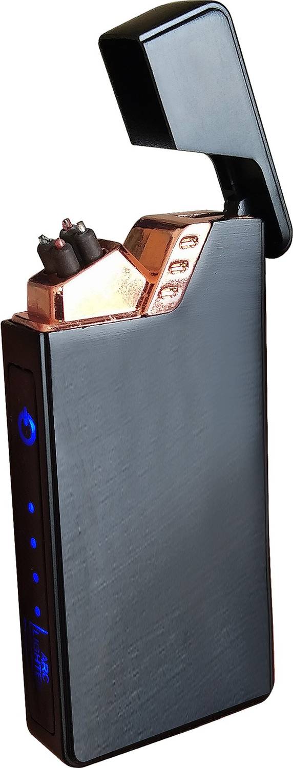 WRADER Electric Lighter Dual Arc Flameless Touch Lighter USB Rech