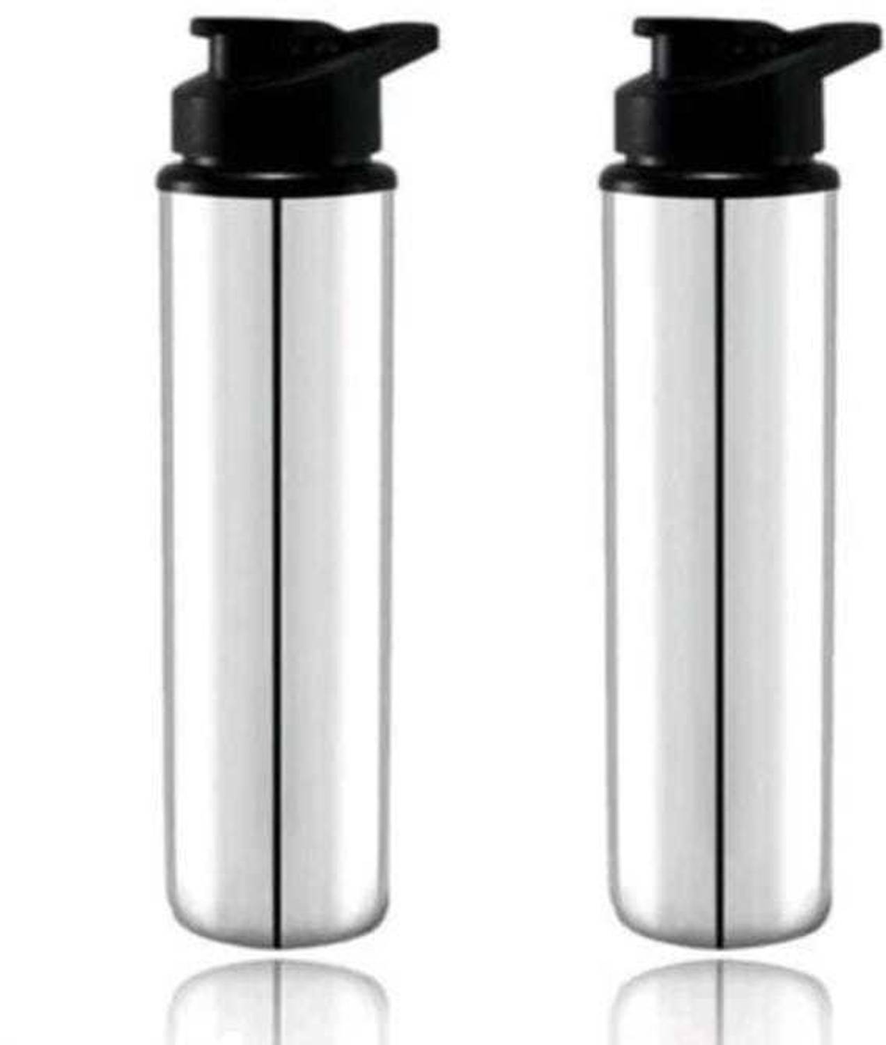 ATROCK 1000 ml Steel Fridge Water Bottle for school, office, College, Kids (Pack of 2) 1000 ml Steel Shaker