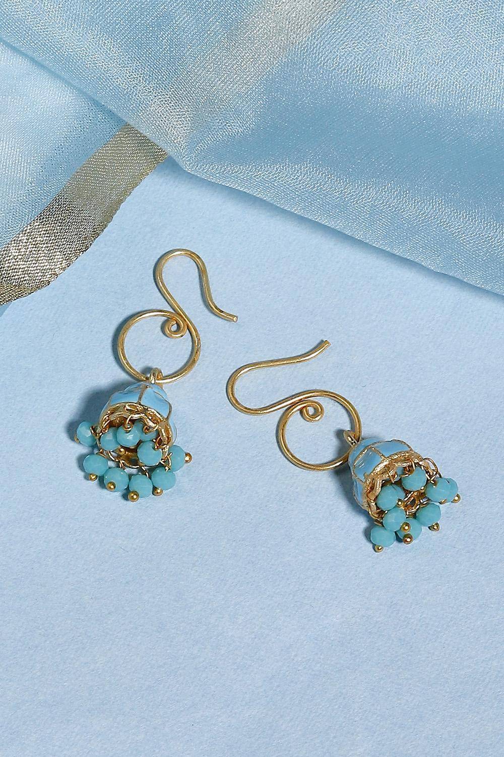 BIBA BAC-G-PBC-ERG00005 Alloy Jhumki Earring