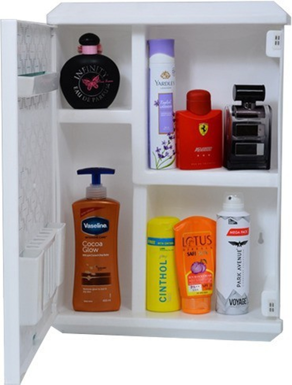 Image of URBAN CHOICE TrueLook Bathroom Accessories Organizer With Bathroom Mirror