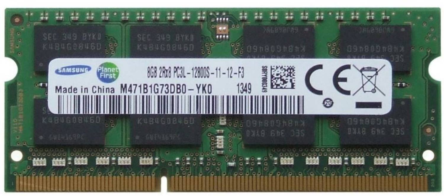 Samsung Low Voltage 1600 MHz DDR3 8 GB (Dual Channel) Mac, Laptop SODIMM (PC3L-12800)