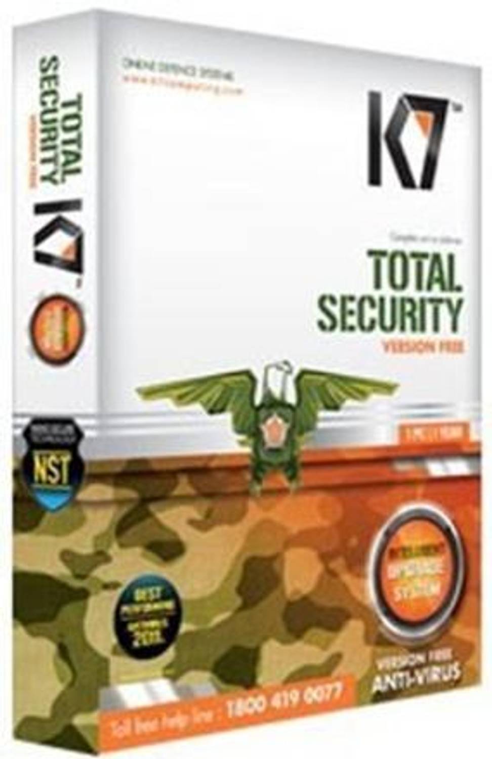 K7 Total Security 3 PC 1 Year (Activation card) (Voucher)