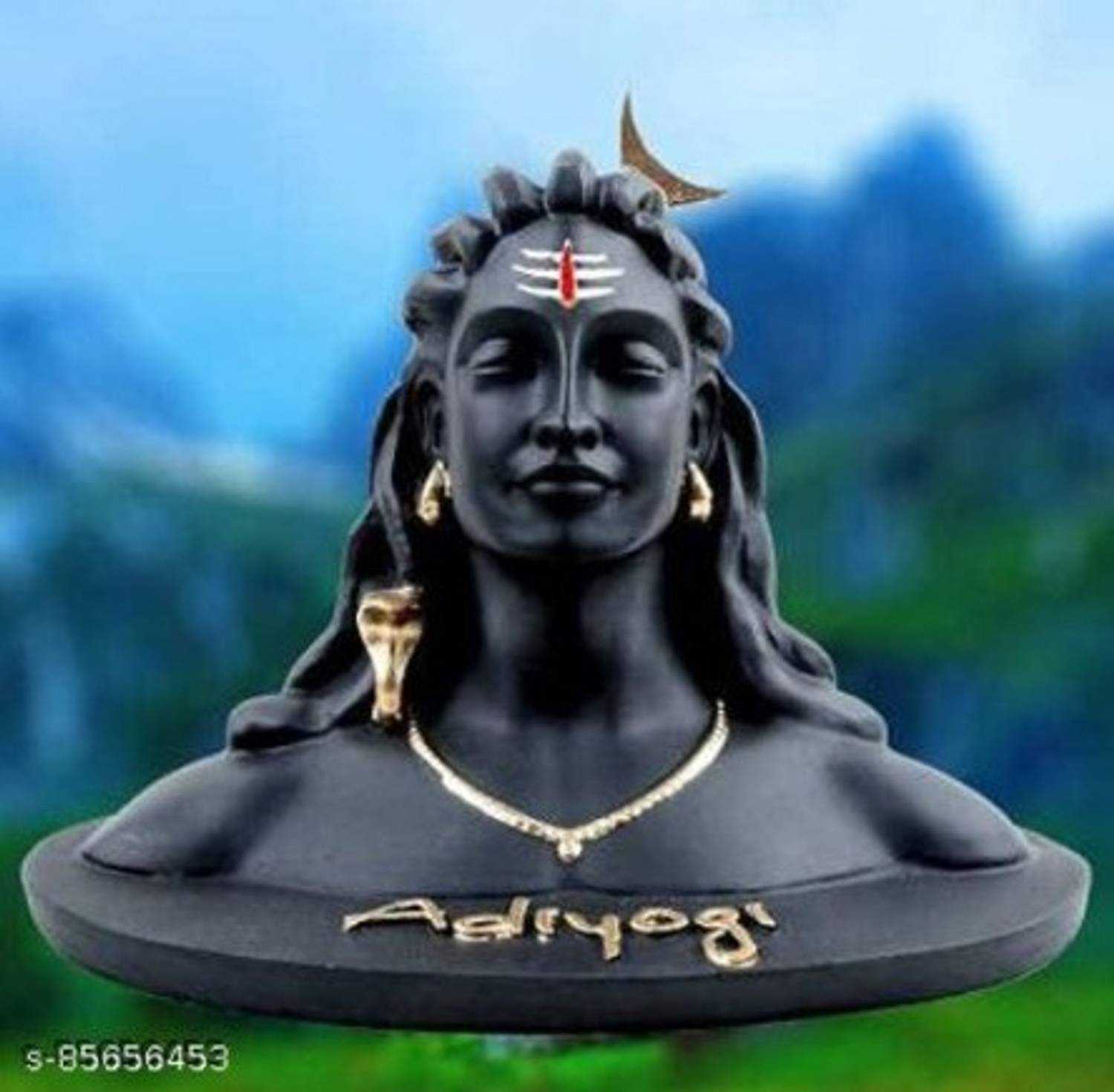 Adiyogi shiva Adiyogi shiv ji Decorative Showpiece  -  15 cm