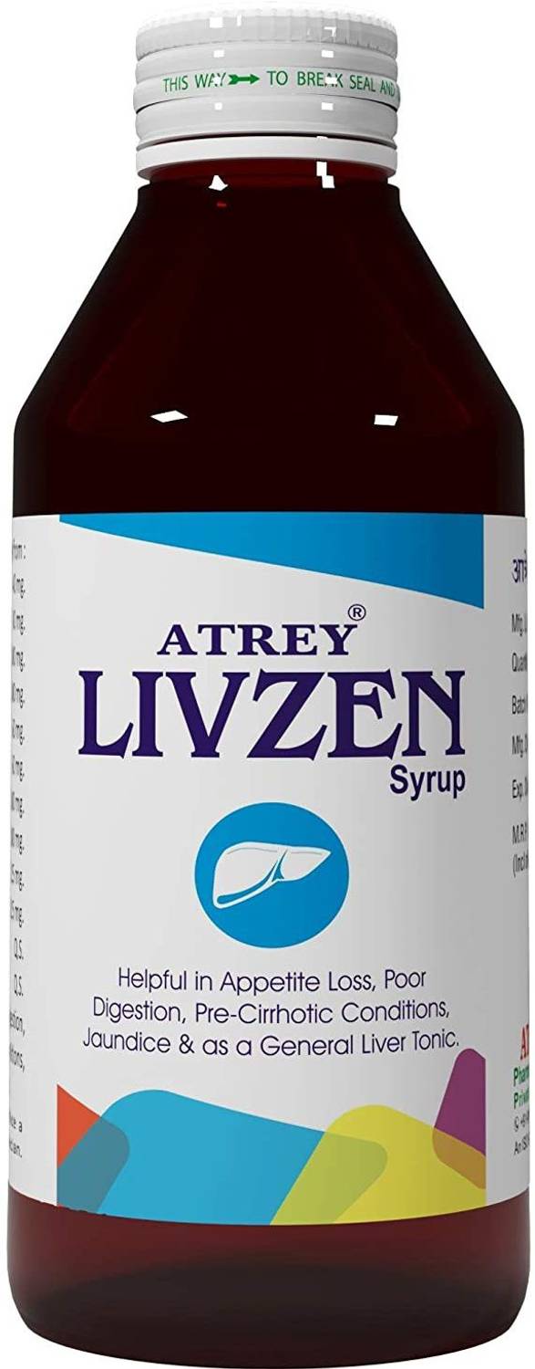 Atrey Livzen Syrup 450ml for Liver Tonic Health