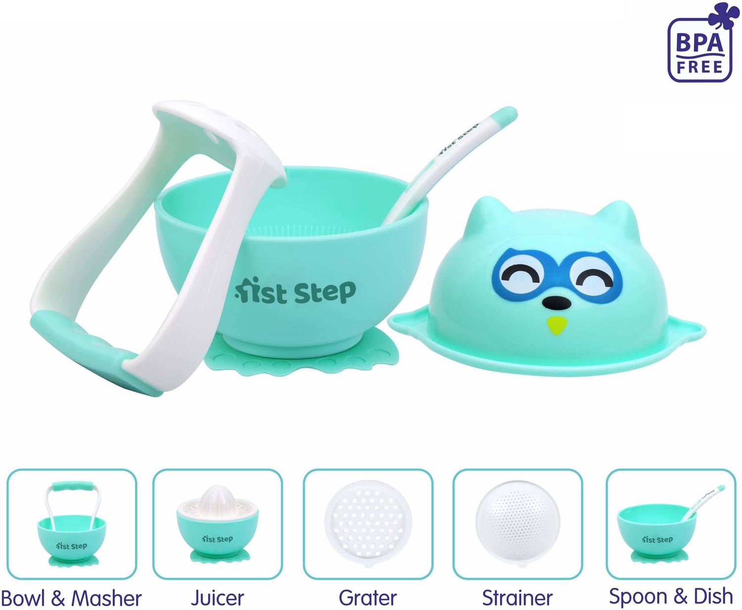 1st Step 5 in 1 Manual Baby Food Maker And Processor